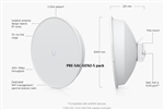 <b>PBE-5AC-ISO-GEN2- 5-Pk **SPECIAL**  5GHz PowerBeam AC Gen2 25dBi with Isolator/Radome by Ubiquiti Networks</b>
