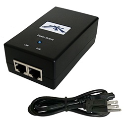 POE-48-24W by Ubiquiti, 48vDC .5Amp Power over Ethernet